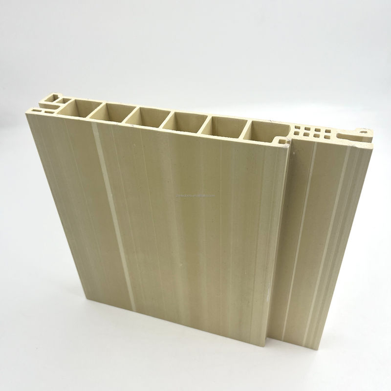 Pre-Finished Modern White Colour Frame WPC Invisible Interior Door Panel Sample Jamb Frame With Hidden Hinge Smart Lock
