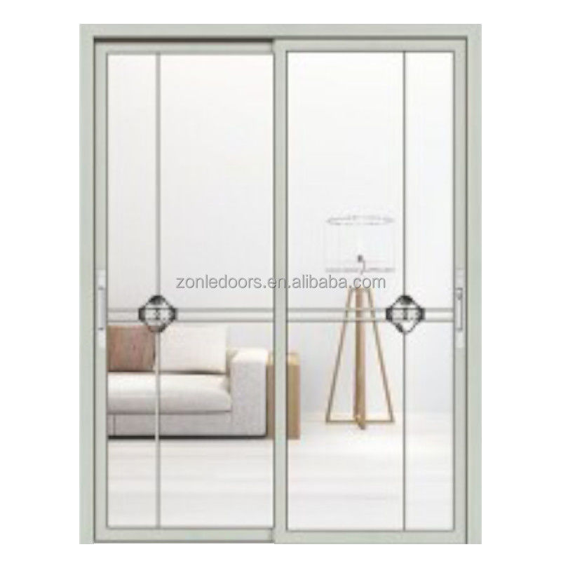 Aluminum Indoor Kitchen Toilet Shower Room Door Aluminum Alloy Indoor Room Door